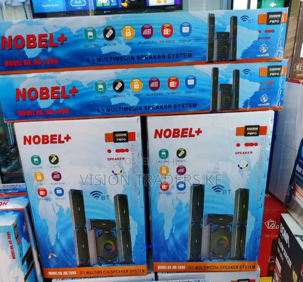 Nobel Nb;2080 5.1ch Home Thearte Multimedia Speaker System 55000watts - thumbnail 2