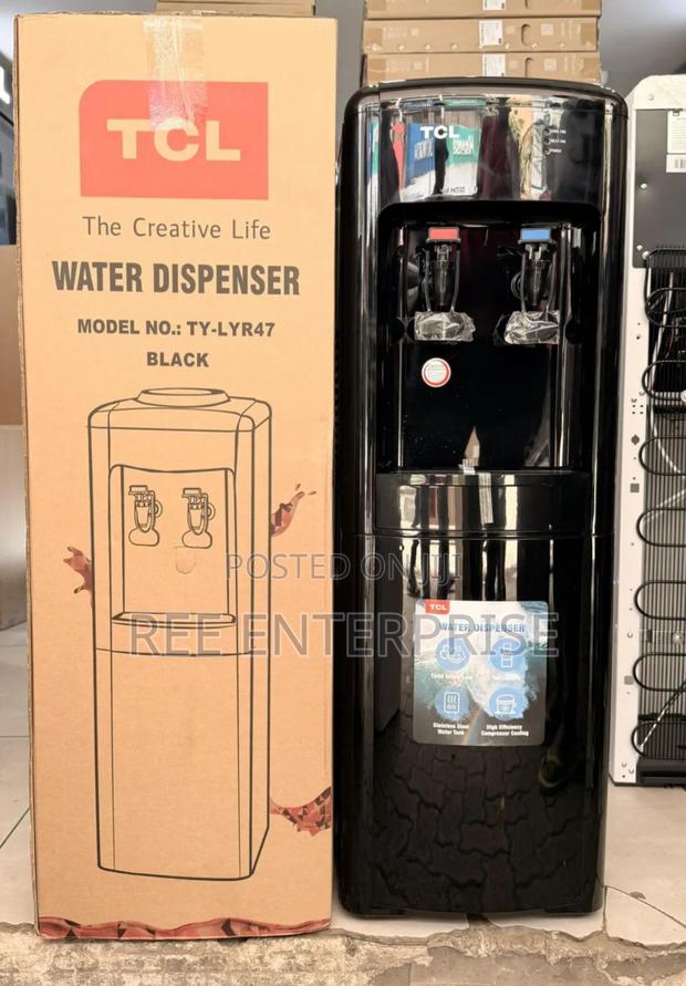 Black R47 Tcl Water Dispenser >Hot,Normal &Cold Water
>