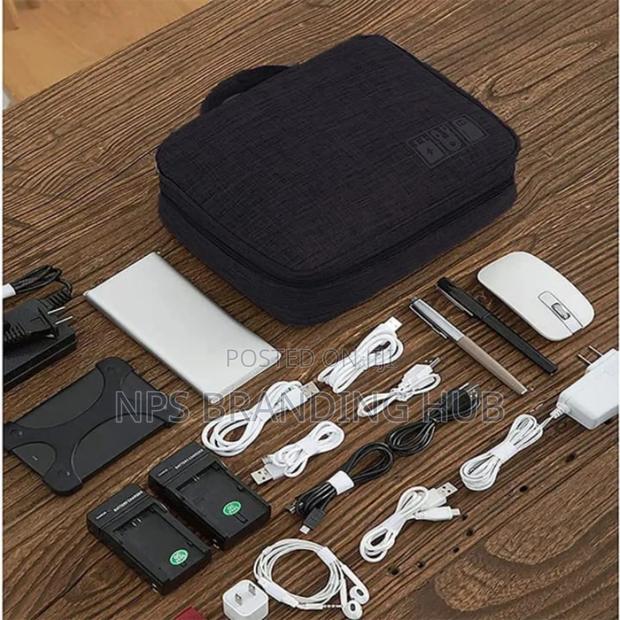 Storage Bag /Cable Organizer Electronics Organizer Size: 23*21cm Zn - thumbnail 2