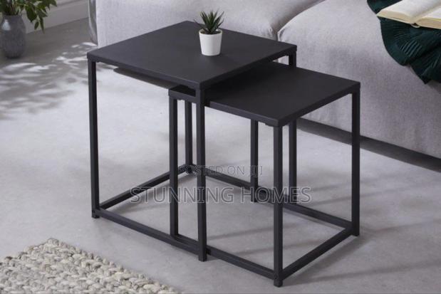 2 in 1 Nordic Metallic Side Tables