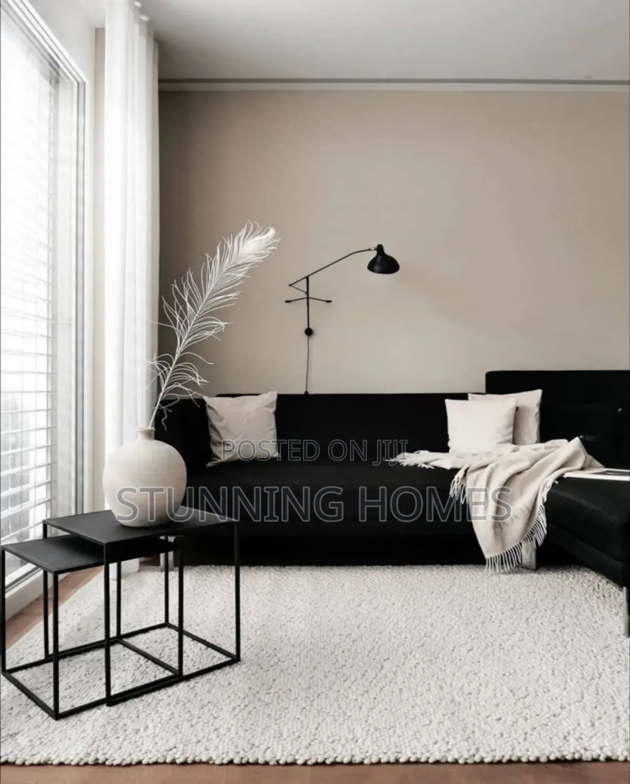 2 in 1 Nordic Metallic Side Tables