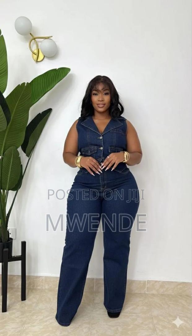 Ladies Denim Sleevless Set - thumbnail 4