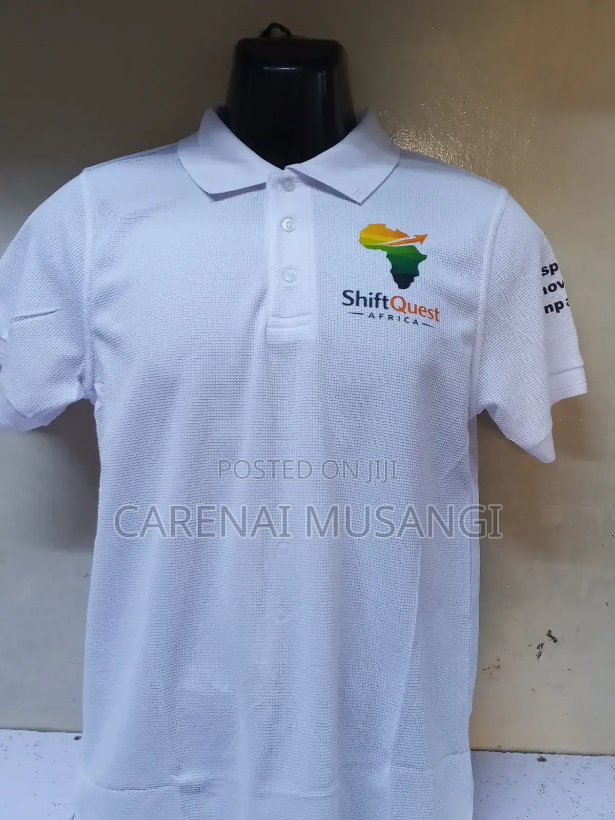 Quality Branded White Polo T-Shirts