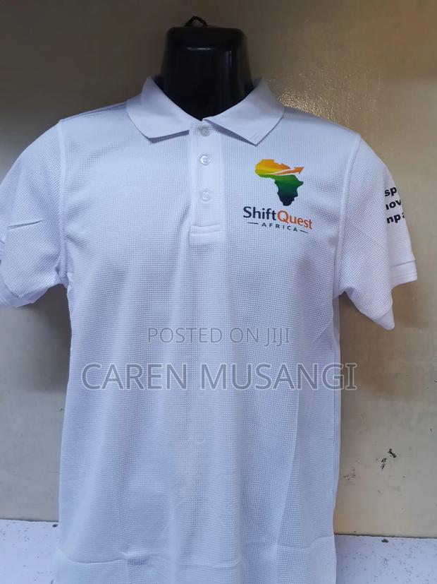 Quality Branded White Polo T-Shirts - main view
