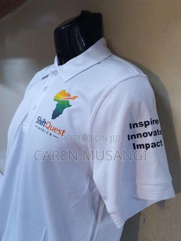Quality Branded White Polo T-Shirts - thumbnail 3