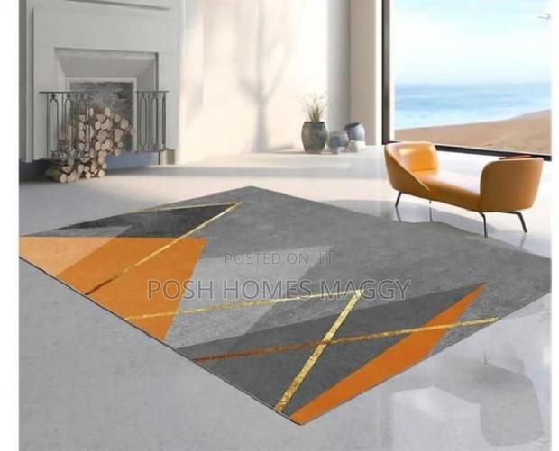 Orange 3d Home Carpet - main view