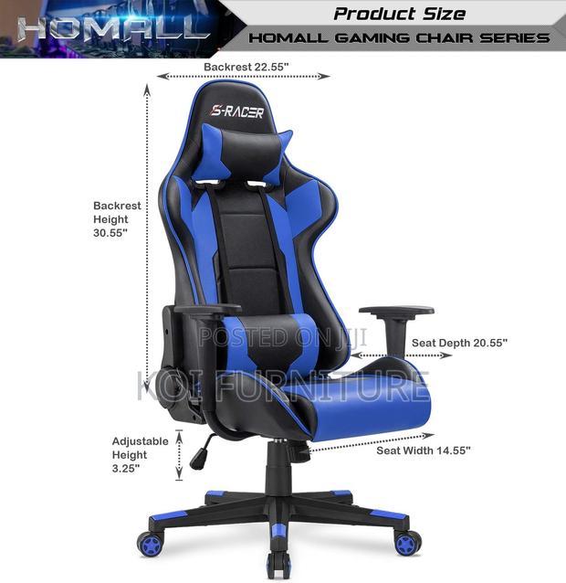 Office Chairs; Cool Home Office Gaming Chairs - thumbnail 5