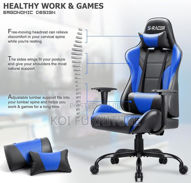 Office Chairs; Cool Home Office Gaming Chairs - thumbnail 6