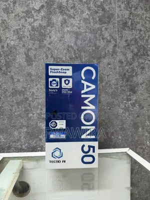 New Tecno Camon 50 256 GB Black