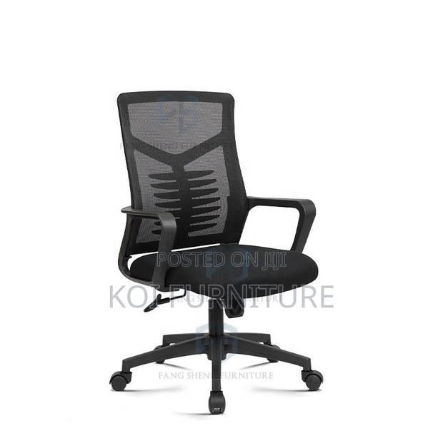 Office Chairs; Mesh Comfortable Fabric Office Chair - thumbnail 2