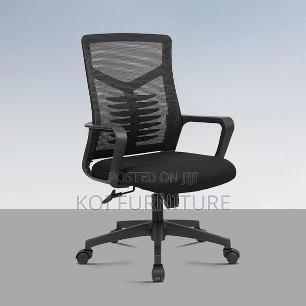 Office Chairs; Mesh Comfortable Fabric Office Chair - thumbnail 4