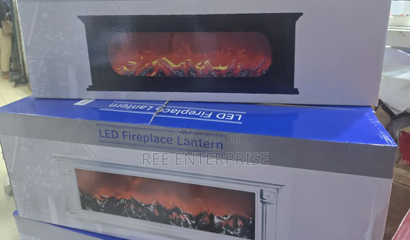 Led Lantern Fire Place 0.5 Metres