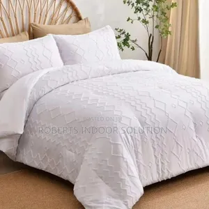 Elegant Tufted Wave Duvet Cover Set 6/7
