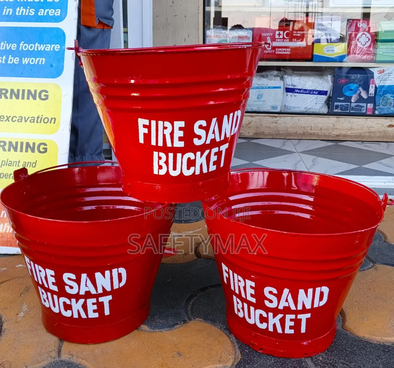 Fire Sand Bucket Small