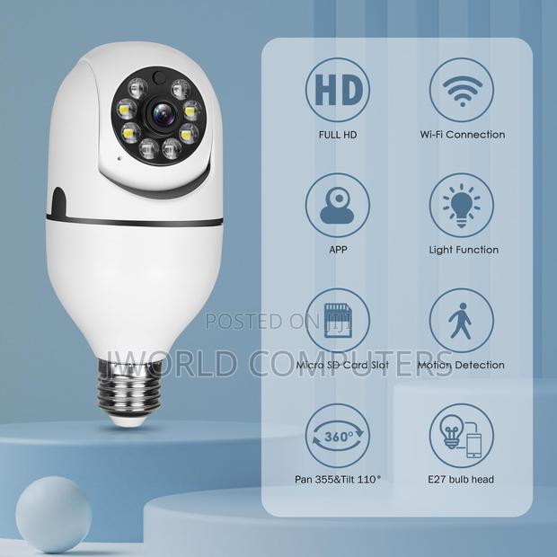 Calus E27 Max Wifi Smart Double CCTV Bulb Security Cameras