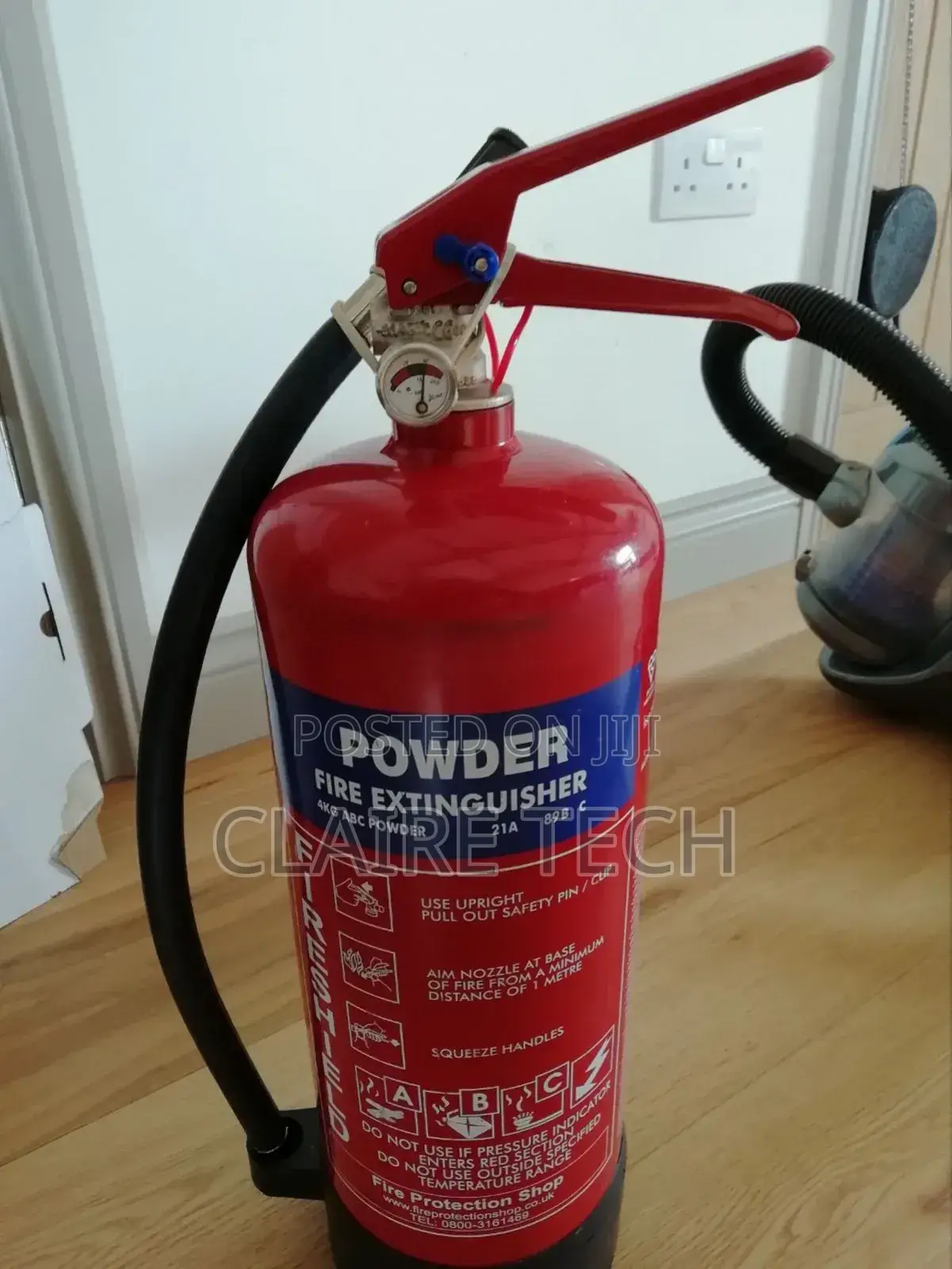 Heavy-duty 4kg Fire Extinguisher – Dry Chemical Powder