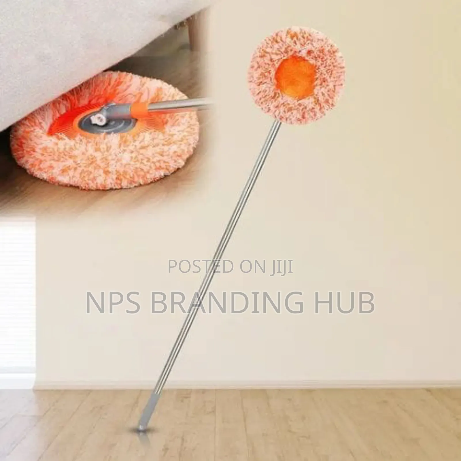 Detachable Adjustable Length Max 190cm Mop Zn