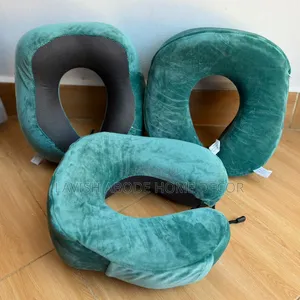 Green Essential Neck Pillow for Comfortable Travel