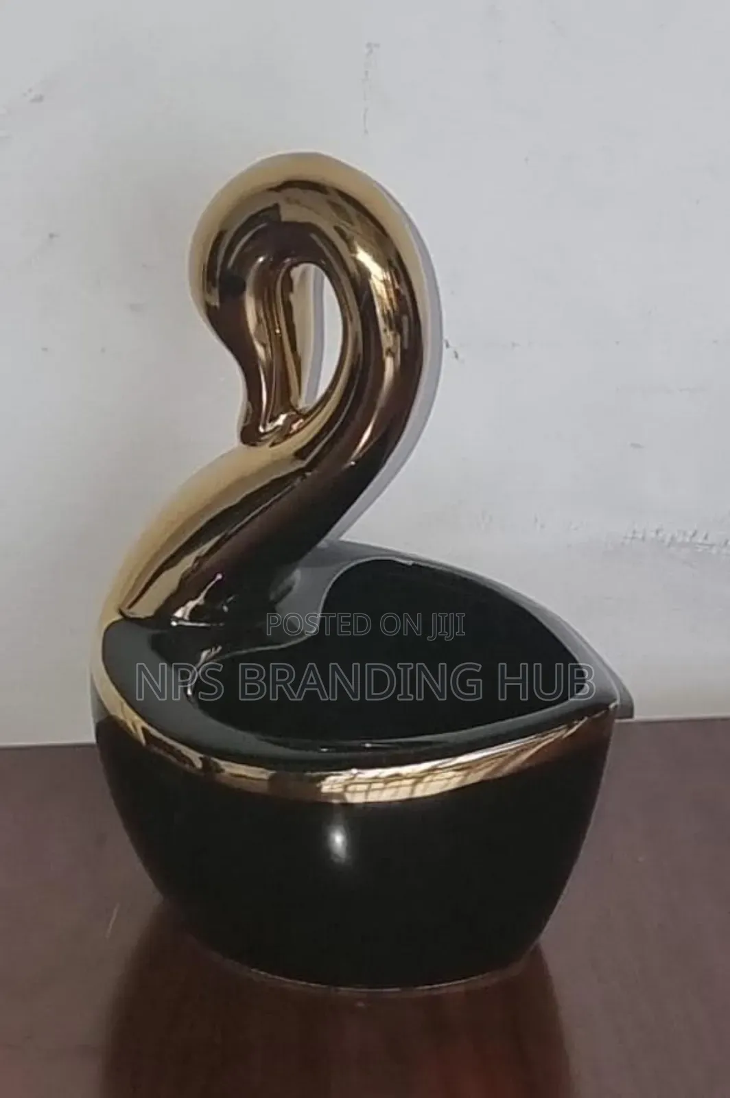 Ceramic Love Shape a Swan Bowl Multipurpose Organizer Zn