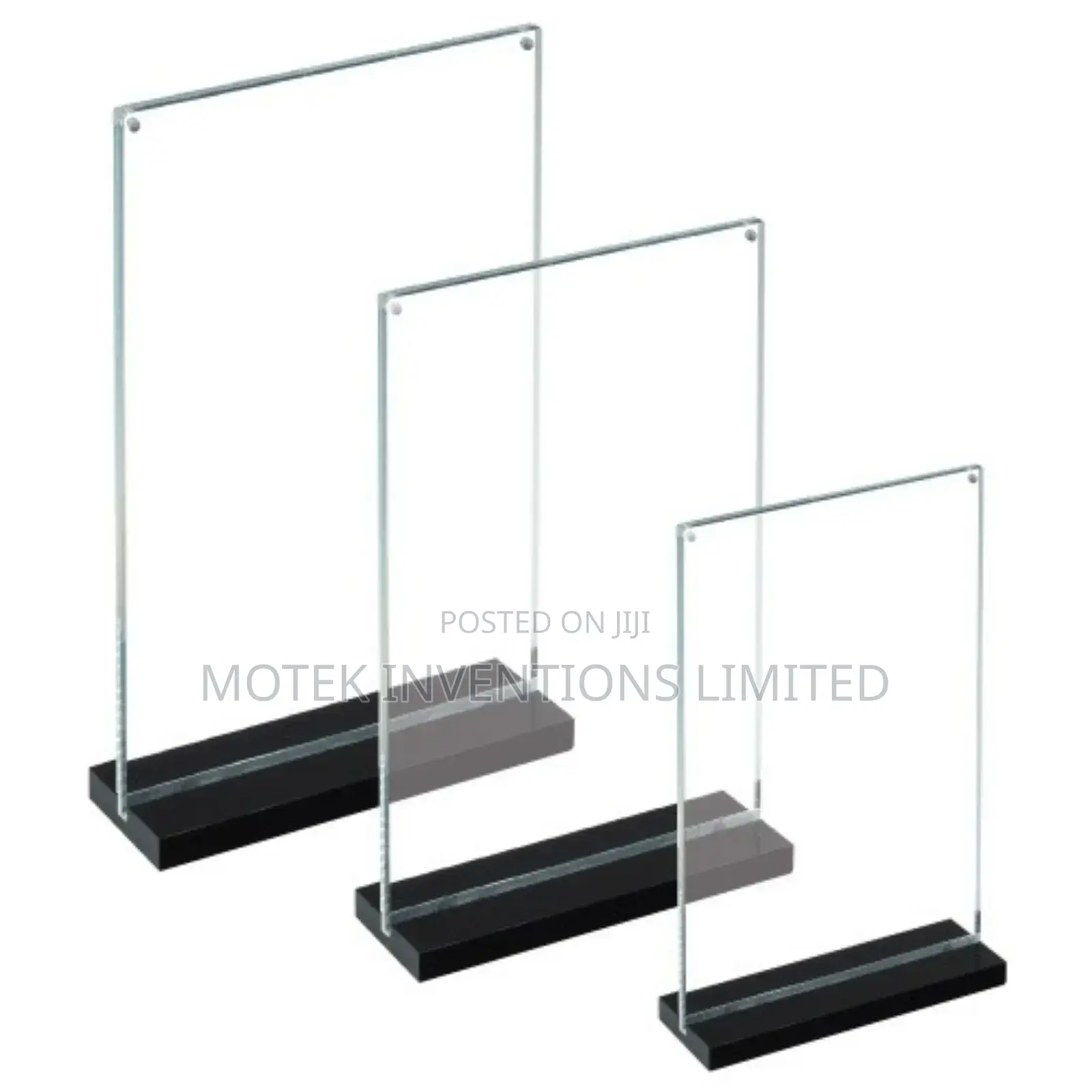 A5 and A4 Acrylic Menu (Table Talkers)