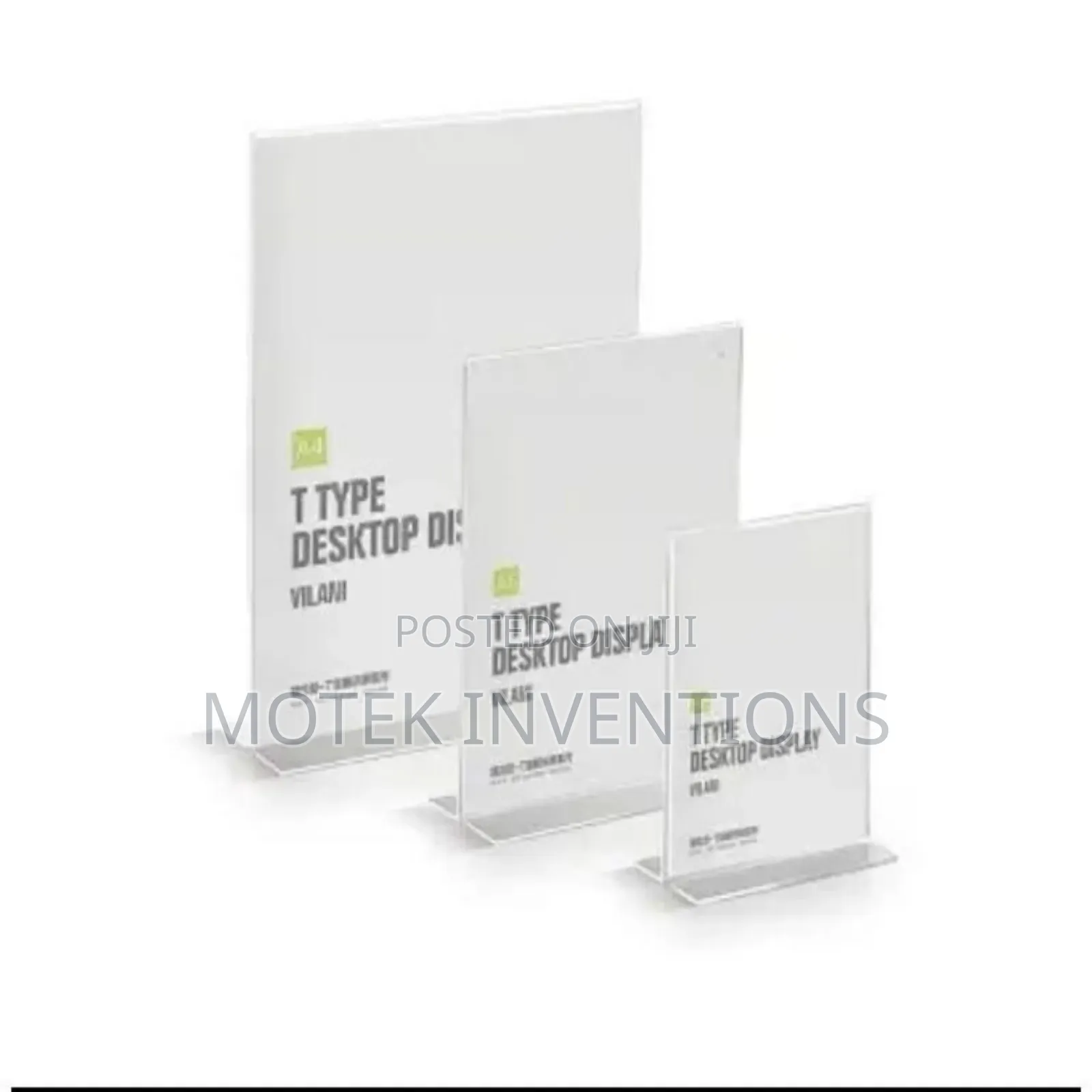 A5 and A4 Acrylic Menu (Table Talkers)