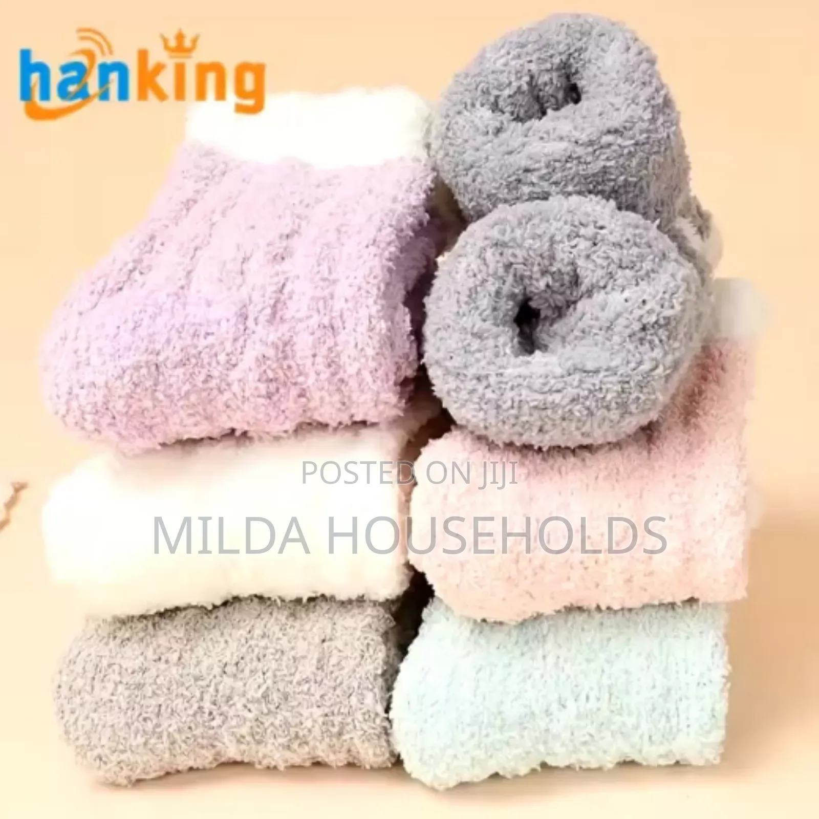Thickened Fleece Coral Socks Women's.