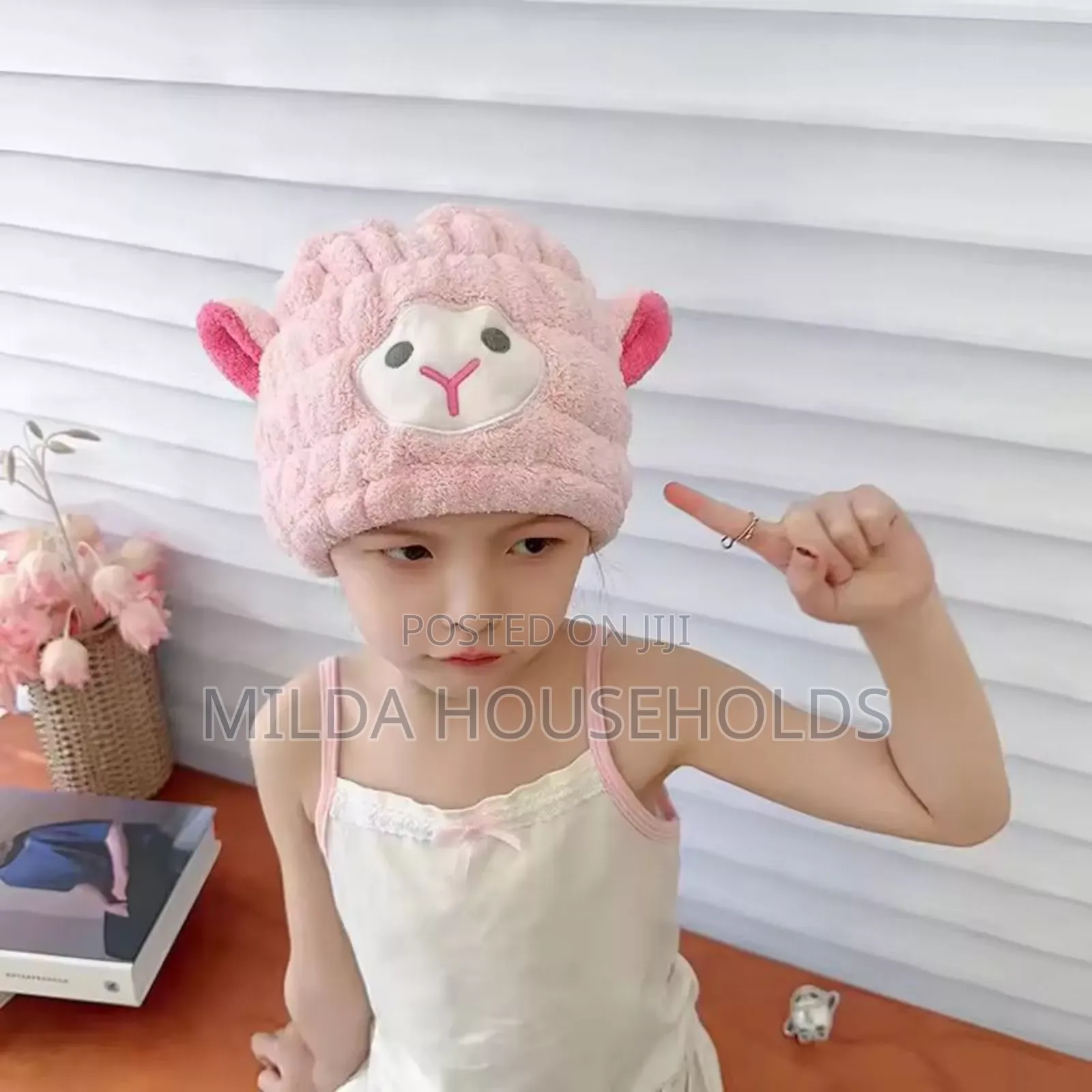 Sheep Microfiber Dry Hair Towel Cute Cartoon Women And Child.