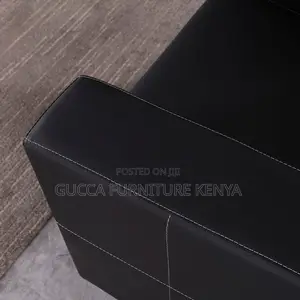 5-seater Leather Executive Reception Sofa Set