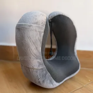 Light Grey Memory Form Travel Pillow