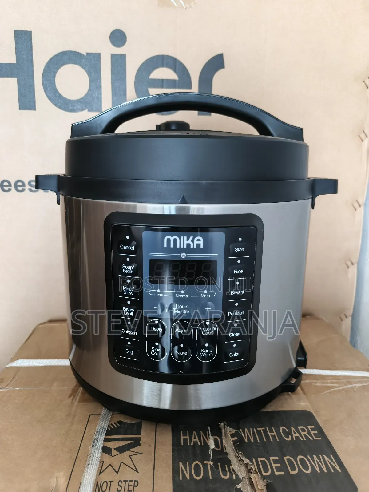 Mika 6l Smart Pressure Cooker With Stainless Steel Pot