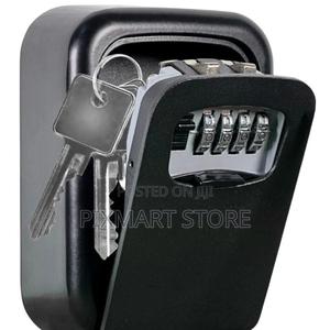 Metallic Key Lock Box With 4-digit Combination, Aluminum Alloy - main view