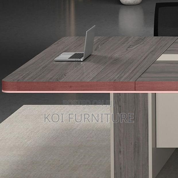 Boardroom Table; 300cm Grey Executive Boardroom Table - thumbnail 2