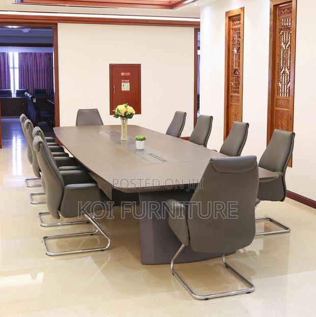 Boardroom Table; 300cm Grey Executive Boardroom Table - thumbnail 5