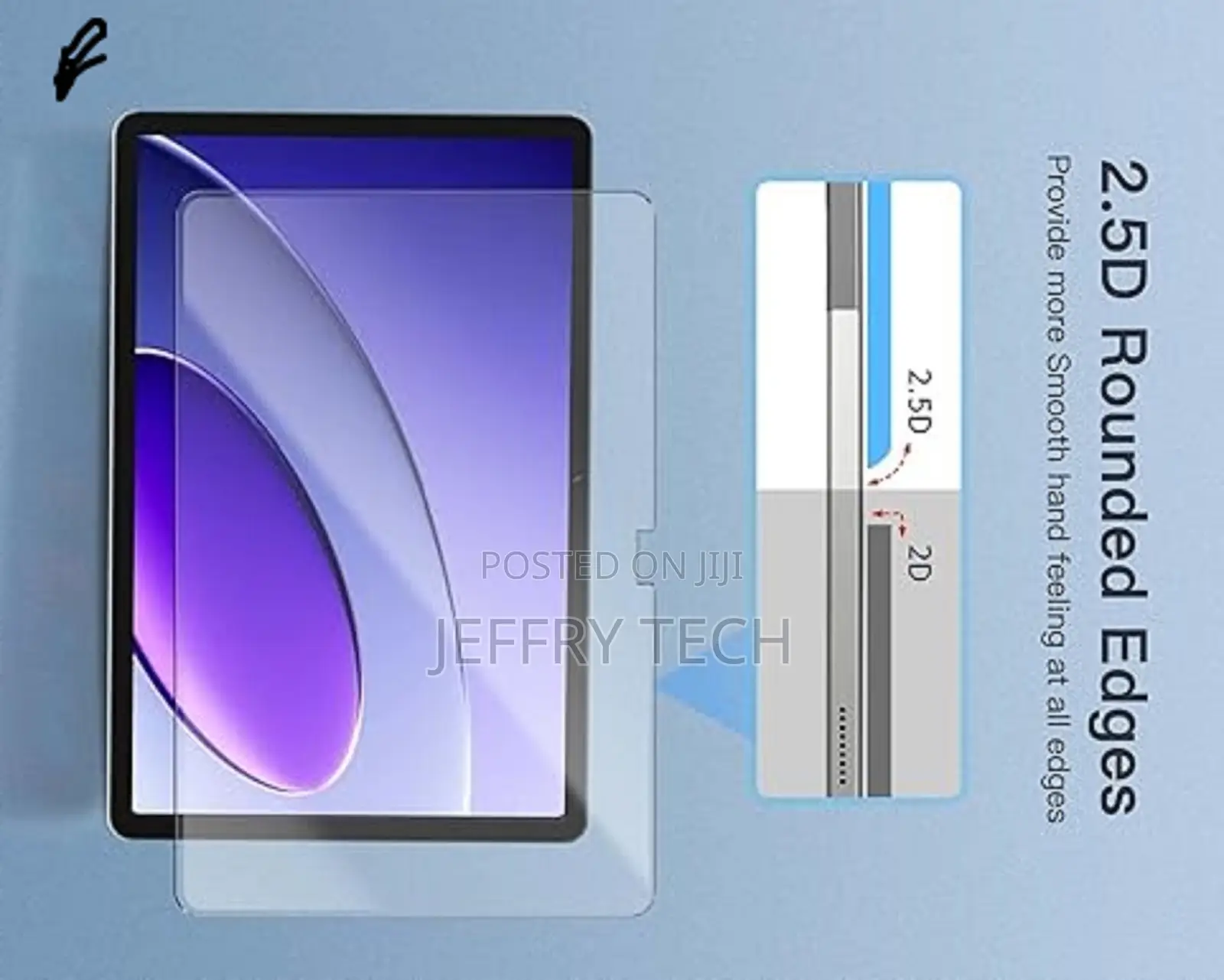 Yajojo Glass Screen Protector for Tecno Megapad 10