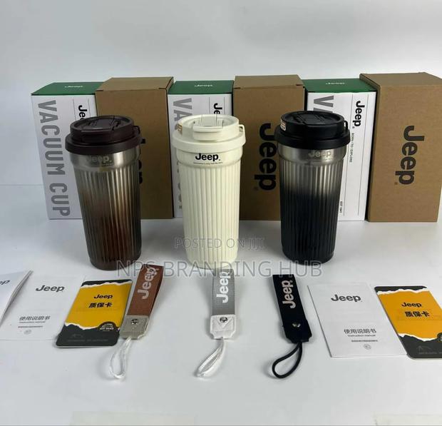 550ml Jeep Thermos Cup With Straw R.T