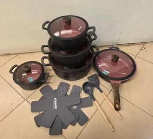 15pcs Donnor Germany Technology Nonstick Granite Cookware Set - Jm