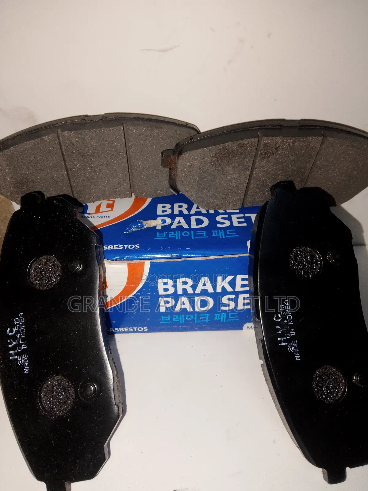 Front Brake Pads Kia Sorento 2015 (Hyc Brand)