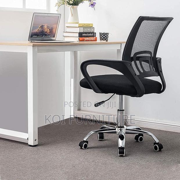 Office Chair; Mesh Fabric Clerical Office Chairs - thumbnail 5