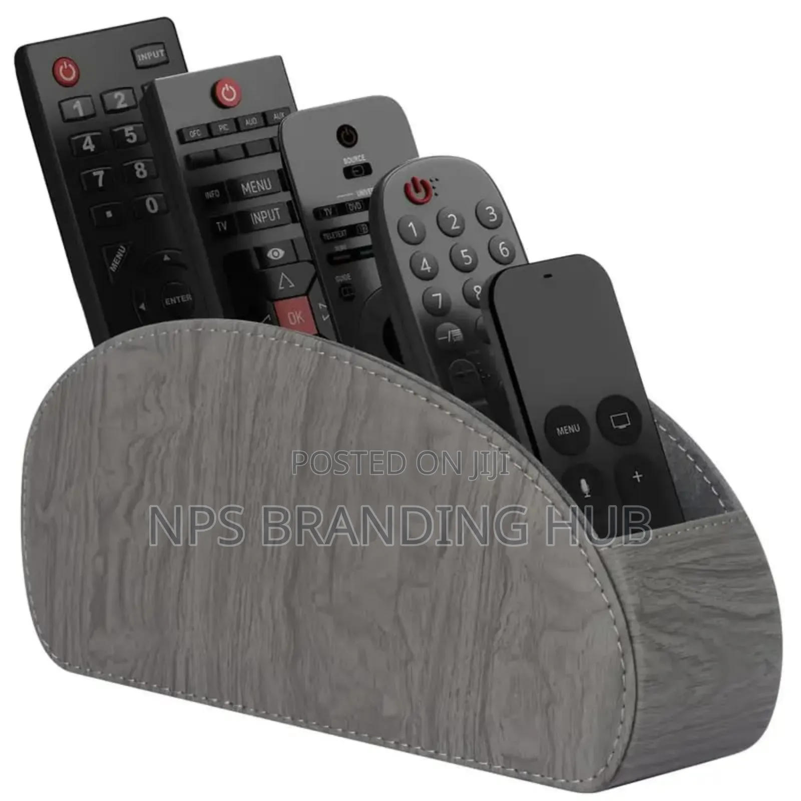 Pu Leather Remote Control Holder Storage R.T
