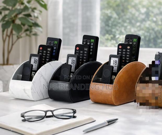 Pu Leather Remote Control Holder Storage R.T - thumbnail 2