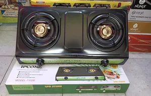 Ipcone Stainless (Black) 2 Burner Cooker