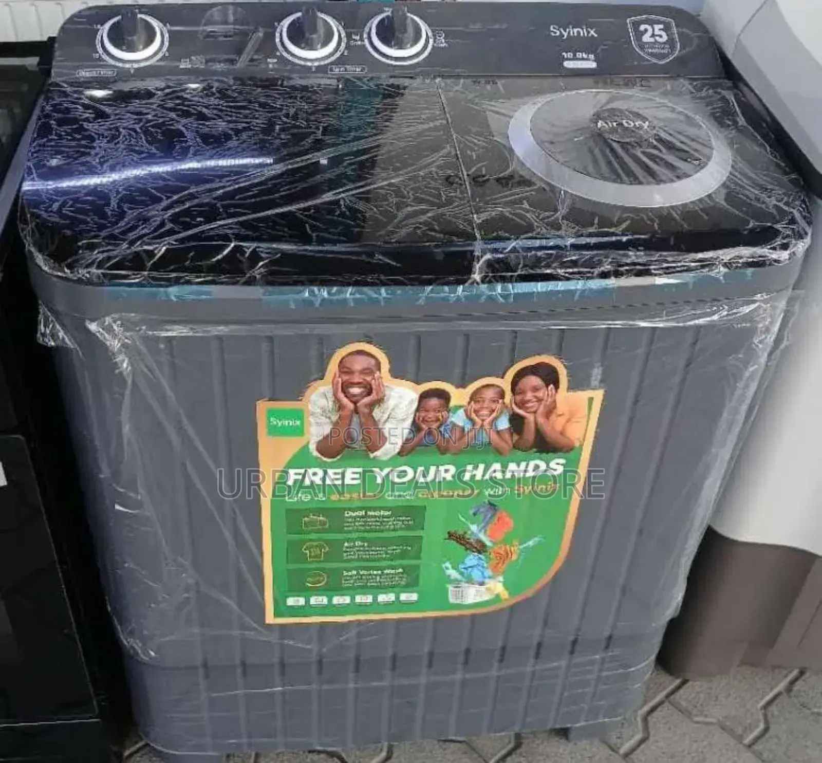 Syinix 10kgs Top Load Twin Tub Washing Machine