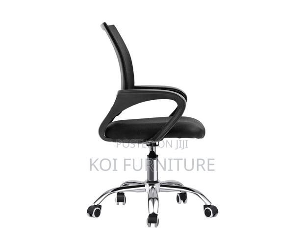 Office Chairs; Clerical Mesh Fabric Swivel Office Seat - thumbnail 3