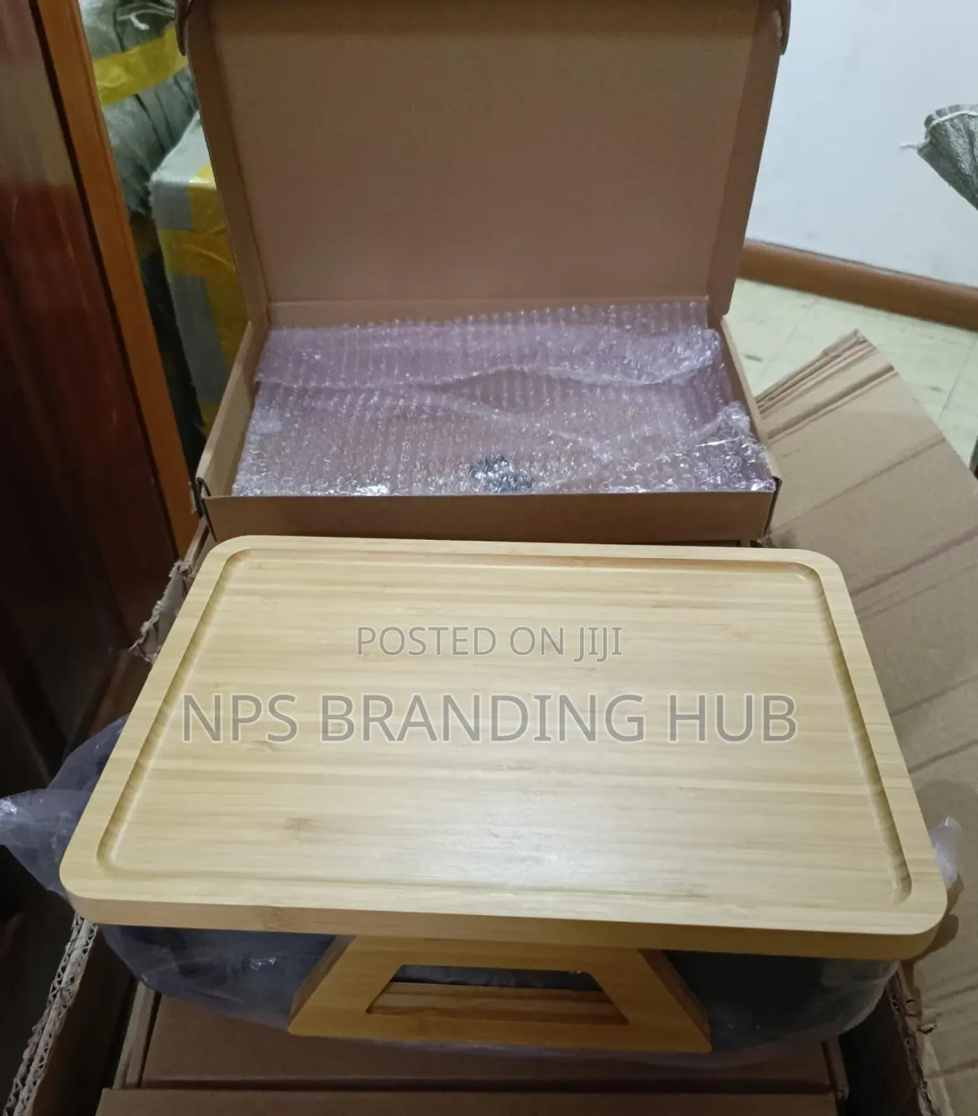Foldable Wooden Sofa Armrest Tray Clip on Table 33cm by 24cm R.T