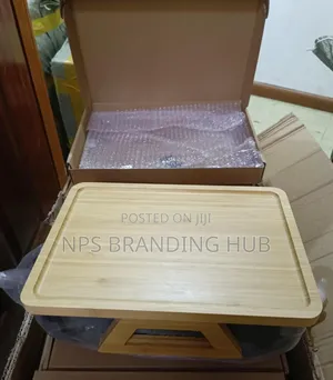 Foldable Wooden Sofa Armrest Tray Clip on Table 33cm by 24cm R.T