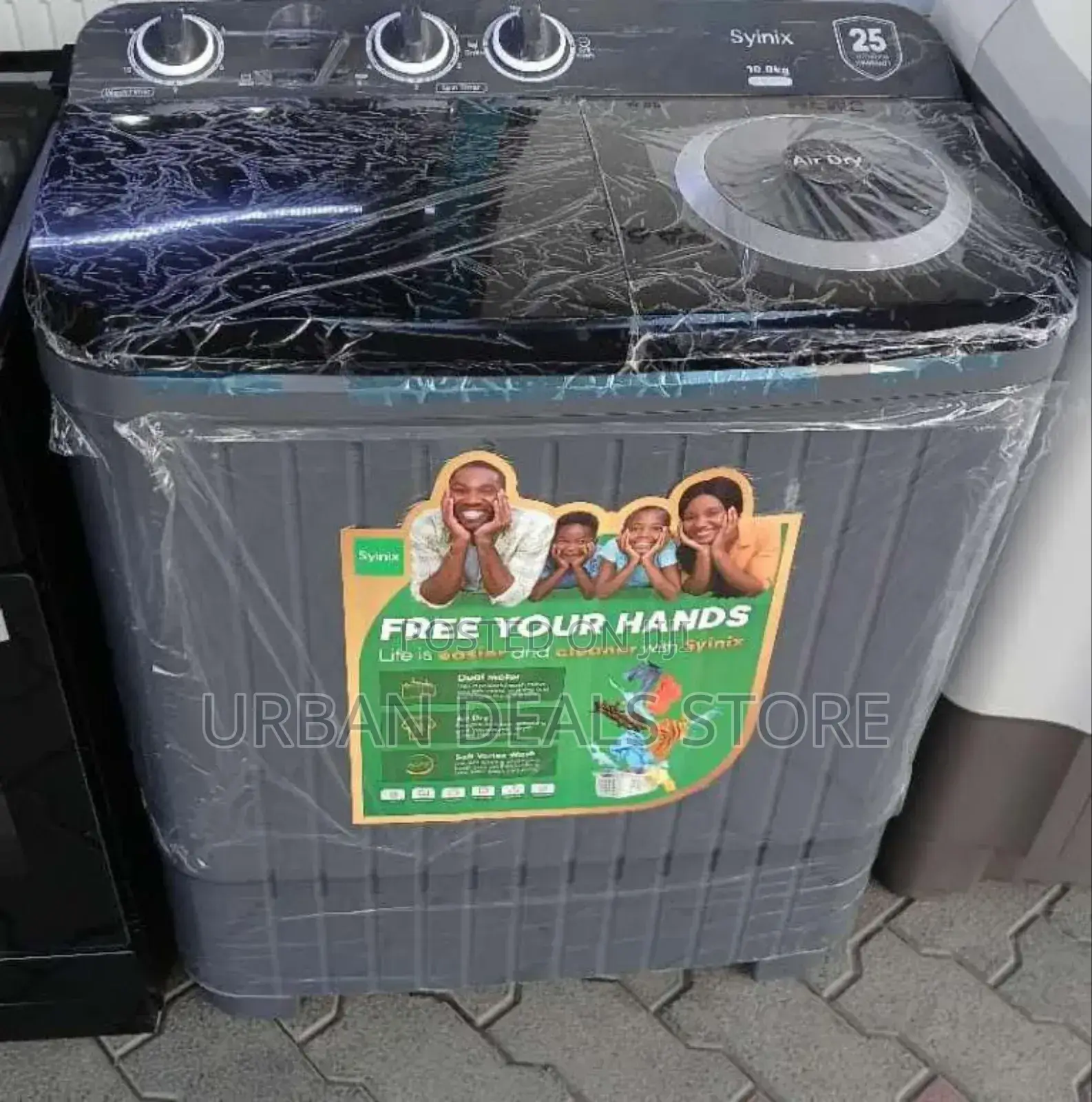 Syinix 10kg Top Load Twin Tub Washing Machine