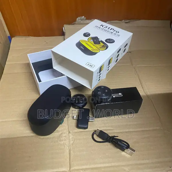. T68 Mini Wireless Lapel Microphone for Mobile Video