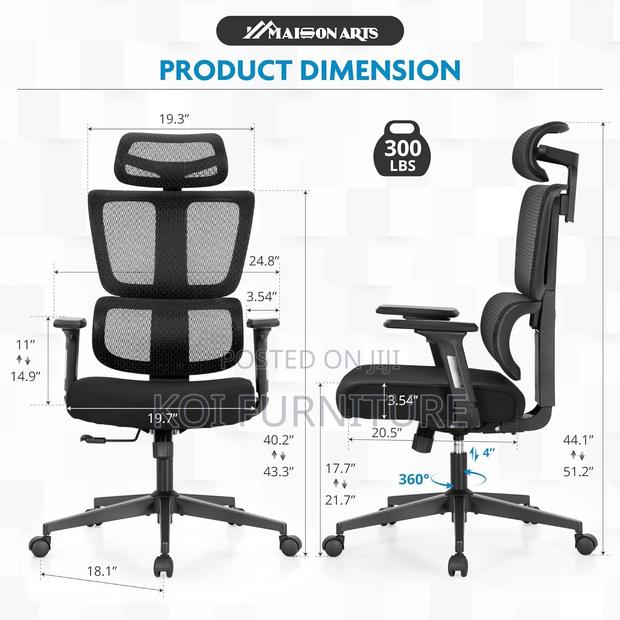 Office Chairs; Ergoniomic Orthopedic Office Chairs - thumbnail 2