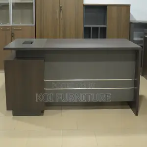 Office Desk; 180cm Executive Desk With L Return