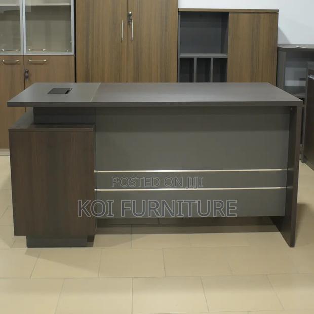 Office Desk; 180cm Executive Desk With L Return - thumbnail 2